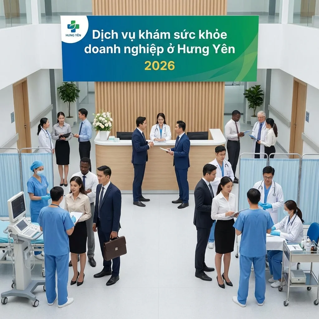 Dịch vụ khám sức khỏe doanh nghiệp ở Hưng Yên 2026