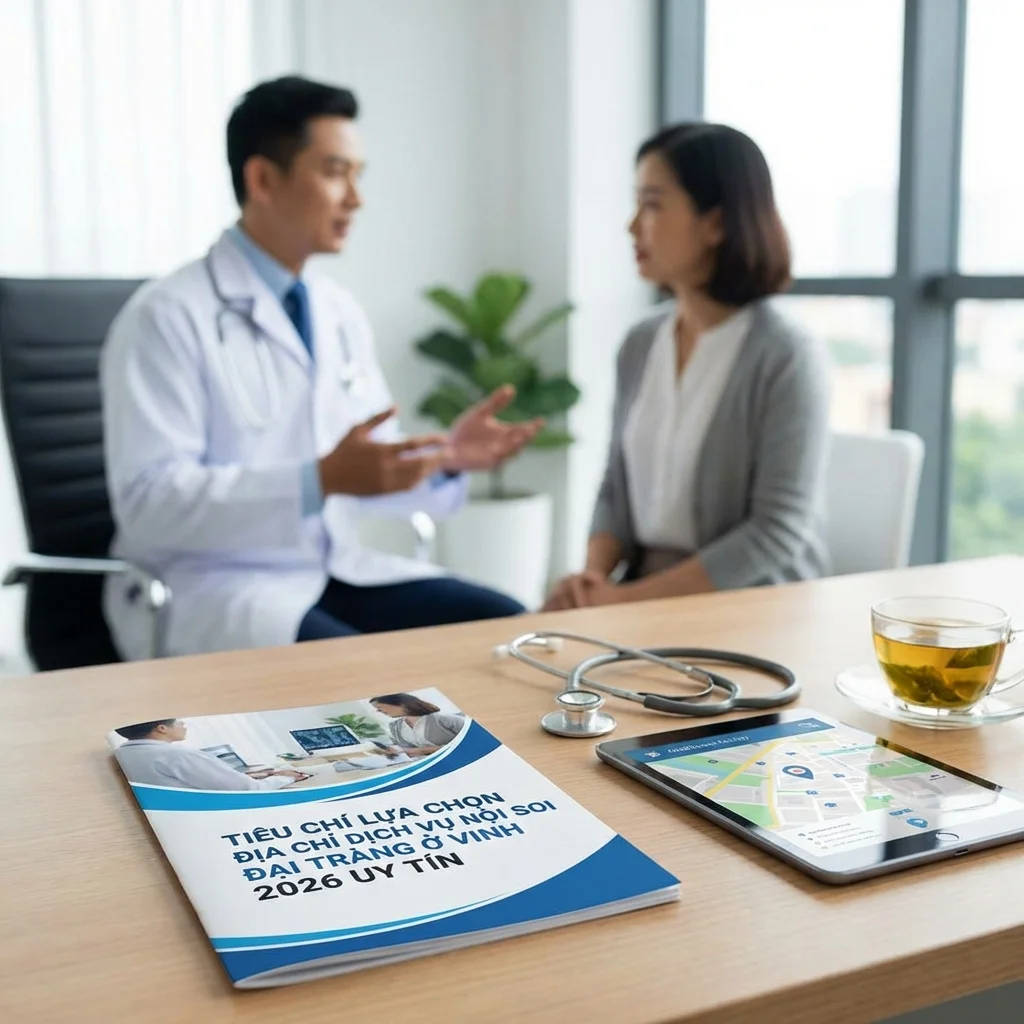 Tiêu chí lựa chọn địa chỉ dịch vụ nội soi đại tràng ở Vinh 2026 uy tín